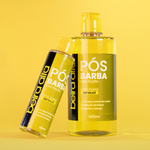 Loção Pós Barba Sensual 120ml; 500ml