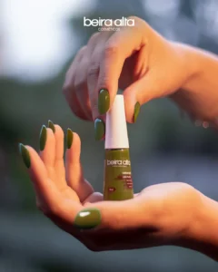 Esmalte verde Lima Fresh da coleção Bosque Encantado