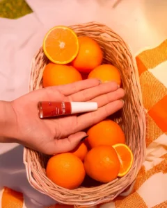 Esmalte Laranja Tropical da coleção Bosque Encantado da Beira Alta Cosméticos