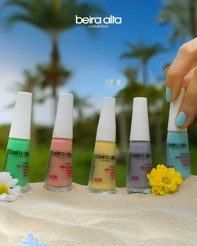 Coleção de esmaltes Dolce Verão 2026 da Beira Alta Cosméticos